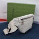 Replicas Gucci Jumbo GG riñonera pequeña 658582 Blanco Baratos