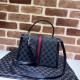 Replicas Gucci x Balenciaga 680119 Hacker Bolso pequeño Negro Baratos