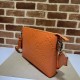 Replicas Gucci Jumbo GG Medium Messenger Hombres Bolsa 696009 Naranja Baratos