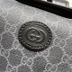 Replicas Gucci Mochila mediana con G entrelazada Hombre 696013 Negro Baratos