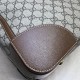 Replicas Gucci Bolso de viaje con G entrelazada 696014 Marrón Baratos