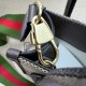 Replicas Minibolso tote Gucci Jumbo GG 699406 Camello Baratos