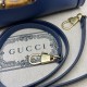 Replicas Bolso tote pequeño Diana Gucci 702721 Azul Baratos