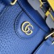 Replicas Bolso tote pequeño Diana Gucci 702721 Azul Baratos