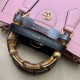 Replicas Bolso tote pequeño Diana Gucci 702721 Rosa Baratos