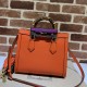 Replicas Bolso tote pequeño Diana Gucci 702721 Naranja Baratos