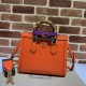 Replicas Bolso tote pequeño Diana Gucci 702721 Naranja Baratos