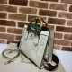 Replicas Bolso tote pequeño Diana Gucci 702721 Blanco Baratos