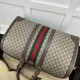 Replicas Gucci Jumbo GG bolsa de viaje grande 724612 Marrón 52cm Baratos