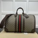 Replicas Gucci Jumbo GG bolsa de viaje grande 724612 Marrón 52cm Baratos