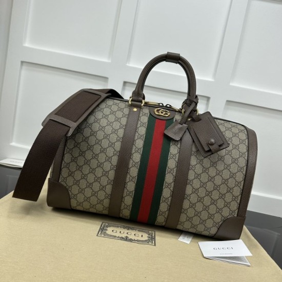 Replicas Gucci Jumbo GG bolso pequeño 724642 Marrón 44cm Baratos