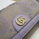 Replicas Gucci Ophidia jumbo GG monedero continental 726497 Púrpura Baratos