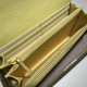 Replicas Gucci Ophidia jumbo GG monedero continental 726497 Amarillo Baratos