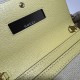 Replicas Gucci Ophidia jumbo GG monedero continental 726497 Amarillo Baratos