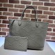 Replicas Bolso tote grande Gucci Jumbo GG 726755 gris Baratos