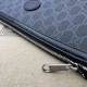 Replicas Bolso Gucci Messenger con G entrelazada ‎726833 Negro Baratos