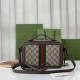 Replicas Gucci Ophidia pequeño bolso de hombro con Web 739392 Marrón Baratos