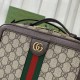 Replicas Gucci Ophidia pequeño bolso de hombro con Web 739392 Marrón Baratos