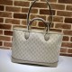 Replicas Gucci Ophidia bolso tote mediano 739730 GG Lona suprema Beige Baratos