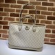 Replicas Gucci Ophidia bolso tote mediano 739730 GG Lona suprema Beige Baratos