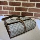 Replicas Bolso bandolera Gucci GG con G entrelazada 745679 Marrón Baratos