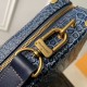 Replicas Louis Vuitton Cocodrilo Mango Maletero Suave Bolso M59351 Negro Baratos