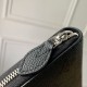 Replicas Cartera Louis Vuitton Zippy Mahina M61867 Negro Baratos