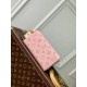 Replicas Cartera Louis Vuitton Zippy Mahina M61868 Rosa Baratos