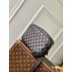 Replicas Louis Vuitton Pochette Kasai Men Clutch Damier Grafito N60501 Baratos