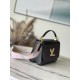 Replicas Bolso Louis Vuitton Twist MM M22036 Negro 23cm Baratos