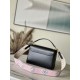 Replicas Bolso Louis Vuitton Twist MM M22036 Negro 23cm Baratos