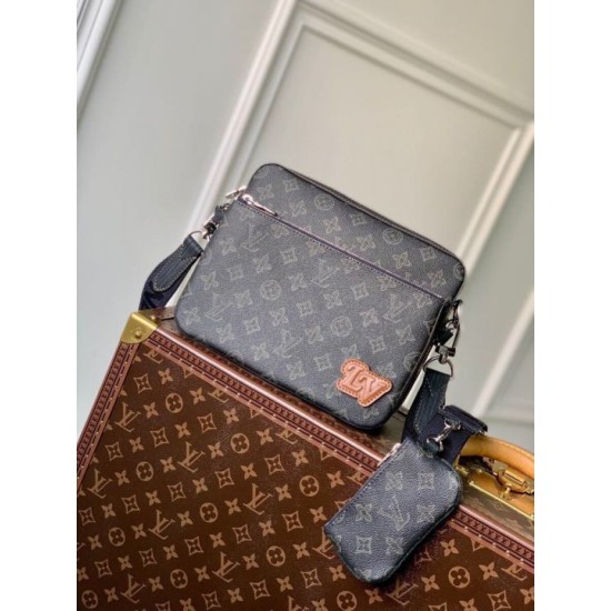 Replicas Louis Vuitton Trio Messenger Monogram Hombres Bolsa M46340 Baratos