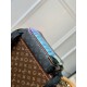 Replicas Louis Vuitton LV x YK Trio Messenger Monogram Eclipse Bolso M46435 Baratos