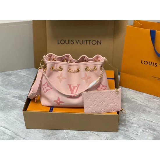 Replicas Louis Vuitton Summer Bundle Bag M46492 Monogram Empreinte Pink Baratos