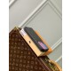 Replicas Cartera Louis Vuitton LV x YK Zippy Vertical Monogram Eclipse M81971 Baratos