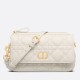 Replicas Bolso Christian Dior Caro Cannage Piel De Becerro Blanco Baratos