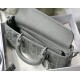 Replicas Bolso Christian Dior Lady D-Joy Piel de becerro con motivo de rombos Gris Baratos