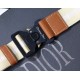 Replicas Christian Dior Saddle Belt Hombre Bolso Granulado Piel De Becerro Marrón Baratos