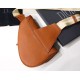 Replicas Christian Dior Saddle Belt Hombre Bolso Granulado Piel De Becerro Marrón Baratos