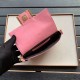 Replicas Bolso Fendi Mini Baguette con motivo FF rosa Baratos