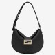 Replicas Bolso hobo pequeño Croissant Fendi negro Baratos