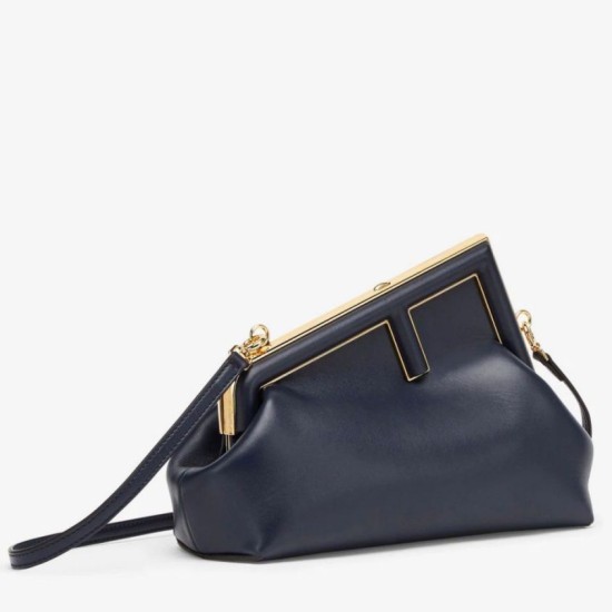 Replicas Bolso pequeño Fendi First azul oscuro Baratos