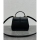 Replicas Bolso Celine Mini 16 Piel de becerro natural negro Baratos