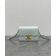 Replicas Bolso Celine Teen Triomphe Piel de becerro brillante azul Baratos