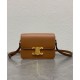 Replicas Bolso Celine Teen Triomphe Piel de becerro brillante Café Baratos