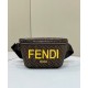 Replicas Riñonera de tela Fendi FF 7VA562 Marrón Baratos