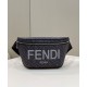 Replicas Riñonera de tela Fendi FF 7VA562 Negro Baratos