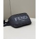 Replicas Riñonera de tela Fendi FF 7VA562 Negro Baratos