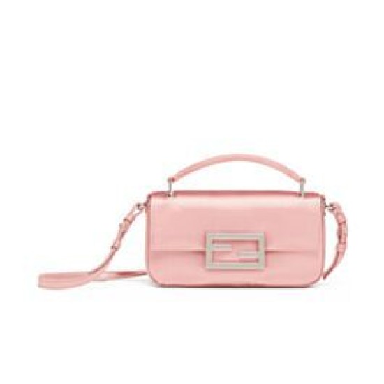 Replicas Funda para móvil Fendi Baguette 7AS142 rosa Baratos