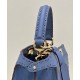 Replicas Bolso Fendi Peekaboo ISeeU mediano 8BN321 azul Baratos